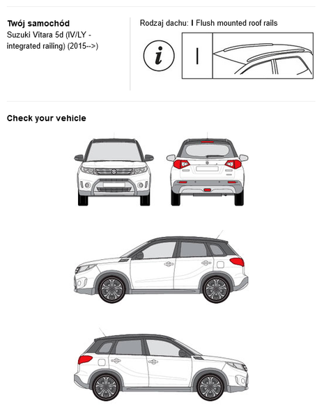 Baga Nik Dachowy Cruz Airo Fix Suzuki Vitara Airo Sklep