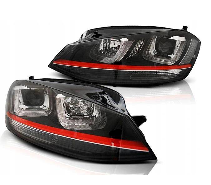 Lampy Przednie Vw Golf Vii Black Led Drl Gti Sklep Internetowy