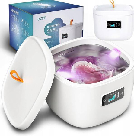 Myjka ULTRADŹWIĘKOWA Sterylizator Kosmetyczny do Biżuterii Protez Okularów