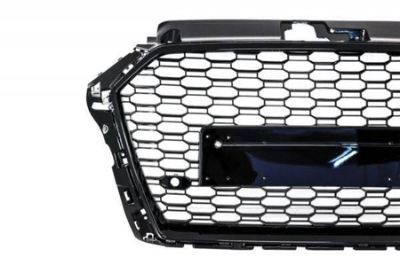 GRILL PRZEDNI AUDI A3 8V 17- RS DESIGN PIANO BLACK