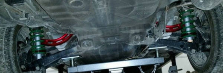 Wahacze tylne dolne Mitsubishi 02-17 Srebrne