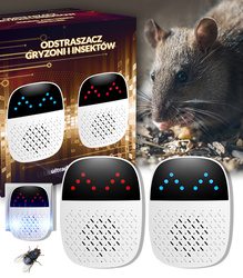 ODSTRASZACZ ULTRADŹWIĘKOWY NA GRYZONIE OWADY KUNY SKUTECZNY ODSTRASZACZ PRZECIW SZKODNIKOM DO KONTAKTU