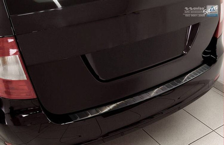 Nakładka na zderzak tylny Skoda Superb 2 Kombi (Czarna)