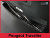 Peugeot Traveller Czarna Nakładka (listwa) ochronna na zderzak tylny