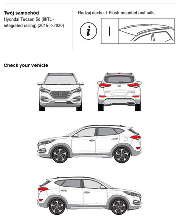 Bagażnik dachowy CRUZ S-FIX Sportage Tucson