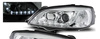 Reflektory przednie Opel Astra G CHROM DAYLIGHT