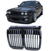 Grill nerki BMW E30 87-94 Single Gloss Black