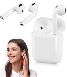 SŁUCHAWKI BEZPRZEWODOWE i12 DOUSZNE TWS BT5.0 + POWERBANK