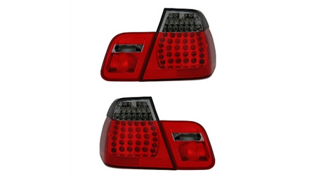Zestaw Lamp Tylnych LED Red Smoke BMW 3 (E46) Sedan Facelift 2001-2005