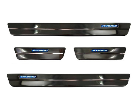 Nakładki progowe do Toyota Corolla XII (Stal czarna)