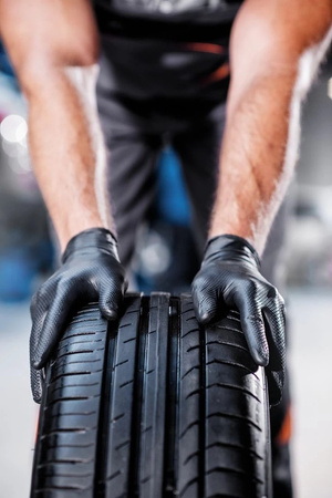 Rękawice nitrylowe czarne Mercator GoGrip Black 50 sztuk rozmiar XL