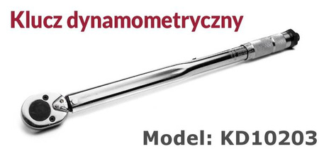 Klucz dynamometryczny 1/4" 5-25Nm KD10204