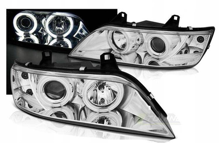 Lampy reflektory Bmw Z3 96-02 ringi ccfl chrome