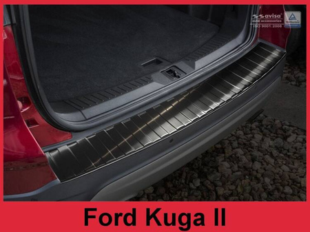 Nakładka na zderzak tylny do FORD KUGA 2 (Czarna)