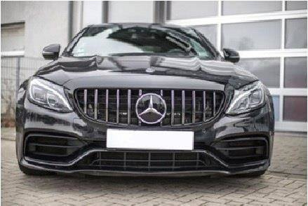 GRILL MERCEDES BENZ W205 C63 GT LOOK CHROME (19-)