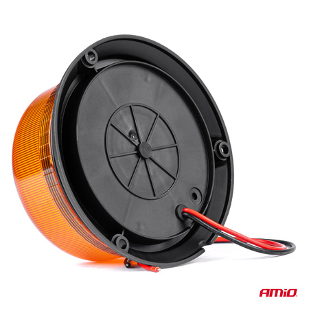 Lampa ostrzegawcza błyskowa kogut 36 LED śruby R65 R10 12V 24V W03b AMIO-02296