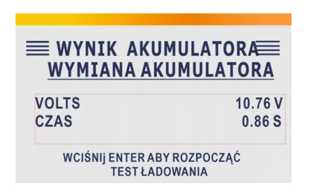 TESTER AKUMULATORÓW ALTERNATORA FOXWELL BT100 PL