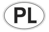 Naklejka na auto - PL "Pelka"