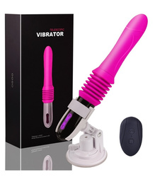 WIBRATOR TELESKOPOWY Z PILOTEM WIELOFUNKCYJNY WIBRUJĄCY RUCH POSUWISTY KULKI