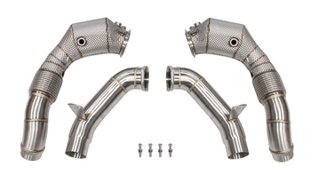 Downpipe BMW M850I/XI G14 G15 G16/M550i G30 / M650i / M750i G11 G12 with OPF N63 + Heat Shield
