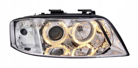 Lampy przednie reflektory Audi A6 C5 xenon D2S ringi