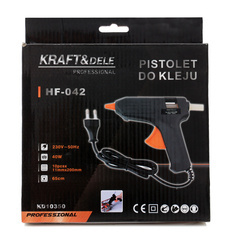 PISTOLET DO KLEJU NA GORĄCO 40W + 7 WKŁADÓW KD10350