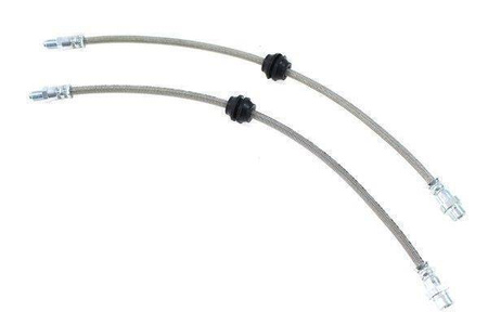 Komplet przewodów hamulcowych w stalowym oplocie Alfa Romeo 156 GTA / GT 3.2 (2002-2010) PRZÓD TurboWorks
