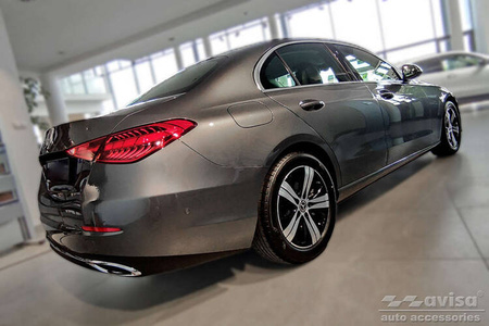 Nakładka na zderzak tylny do Mercedes C W206 Sedan (Carbon Fiber)