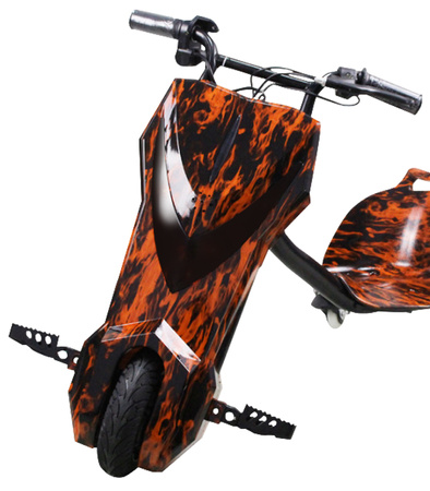 TRÓJKOŁOWY GOKART ELEKTRYCZNY SKUTER POJAZD DESKOROLKA HULAJNOGA DRIFTUJĄCA REGULOWANA LED WYŚWIETLACZ KLAKSON BLUETOOTH DLA DZIECI MŁODZIEŻY