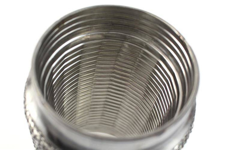 Wzmocniony łącznik elastyczny wydechu 2.5" 200mm nierdzewka