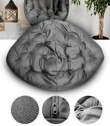 PODUSZKA NA FOTEL KOKON OGRODOWY NOWOCZESNA DUŻA MIĘKKA DO OGRODU NA TARAS