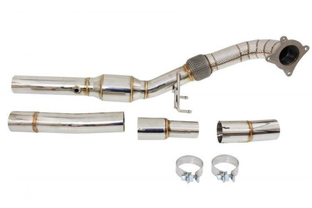 Downpipe Audi TT TTS 2.0 TFSI 8J 08-14 + OSŁONĄ TERMICZNA