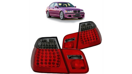 Zestaw Lamp Tylnych LED Red Smoke BMW 3 (E46) Sedan Facelift 2001-2005