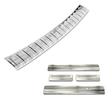 Dacia Duster 2 Zestaw (Nakładka na zderzak tylny + nakładki progowe)