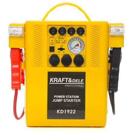 Jump starter 4W1 - urządzenie wielofunkcyjne - rozruch, kompresor, latarka KD1922