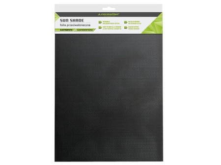 Folia statyczna na szyby 34x43cm, czarna