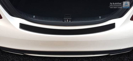 Nakładka na zderzak tylny do Mercedes klasa CLS C218 Carbon (czarny)