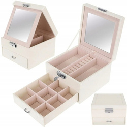SZKATUŁKA PUDEŁKO ORGANIZER NA BIŻUTERIĘ ETUI