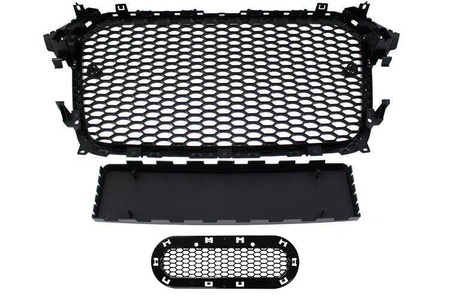 GRILL AUDI A4 B8 RS-STYLE BRIGHT BLACK (12-15) PDC