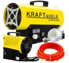 Nagrzewnica gazowa 25kW + Termostat + Reduktor KD11700