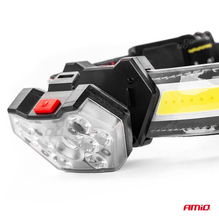 Latarka lampa czołowa LED LH04 AMIO-02826