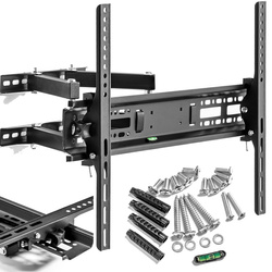 UCHWYT TELEWIZORA REGULOWANY WIESZAK U6 TV 32-7" DO 50 KG + ZESTAW MONTAŻOWY