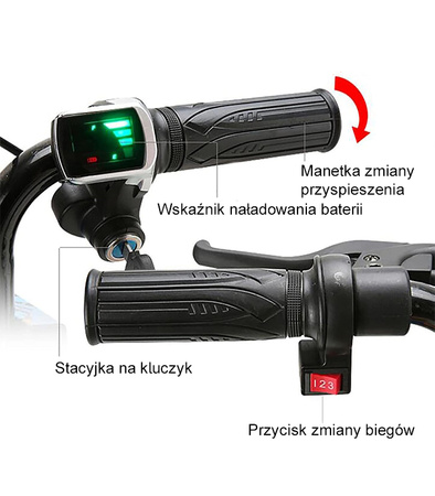 TRÓJKOŁOWY GOKART ELEKTRYCZNY SKUTER POJAZD DESKOROLKA HULAJNOGA DRIFTUJĄCA REGULOWANA LED WYŚWIETLACZ KLAKSON BLUETOOTH DLA DZIECI MŁODZIEŻY
