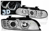 Reflektory przednie BMW E39 CHROM LED + RINGI