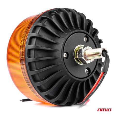 Lampa ostrzegawcza błyskowa kogut 36 LED śruba R65 R10 12V 24V W03sb AMIO-02294