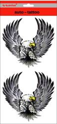 Naklejka na auto - "Orzeł k. srebrny 2 szt."