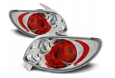 Lampy Tylne Nowe Peugeot 206 Hb Chrome Tuning