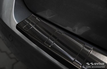 Nakładka na zderzak tylny do Volkswagen Caddy 4 (Czarna)