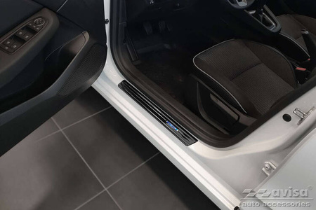 Nakładki progowe do Renault Clio V (Stal)