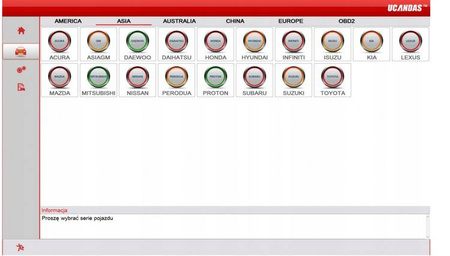 Interfejs skaner tester diagnostyczny VDM UCANDAS POLSKI 